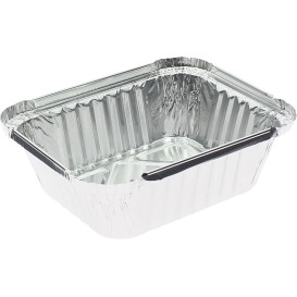 Bandeja Aluminio 475ml 146x121x40mm (100 Uds)