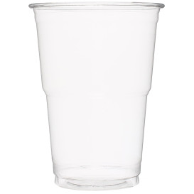Vaso de Plastico PET Cristal Transparente 490 ml (60 Uds)