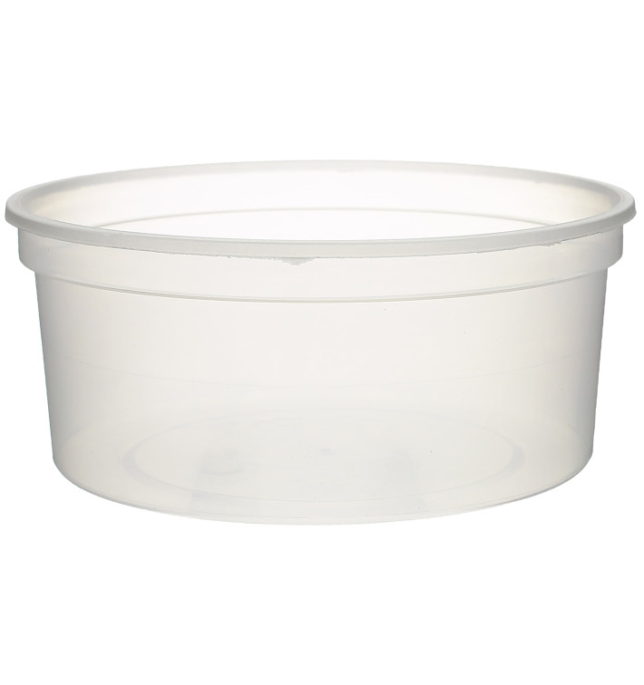 Tarrina de Plastico Transparente PP 350ml Ø11,5cm (500 Uds)