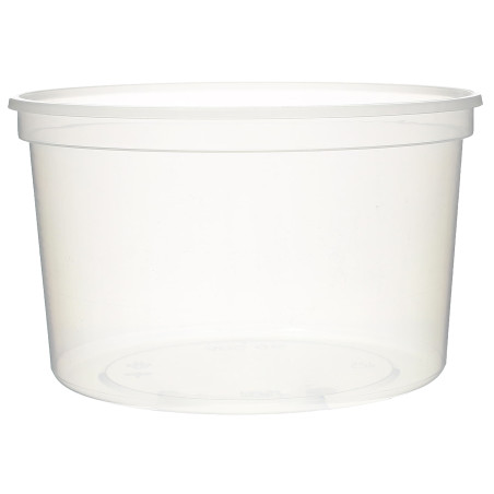 Tarrina de Plástico PP Transparente 500ml Ø11,5cm (500 Uds)