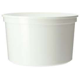 Tarrina de Plastico Blanca PP 500ml Ø11,5cm (500 Uds)