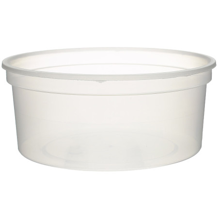 Tarrina de Plástico Transparente PP 350ml Ø11,5cm (50 Uds)