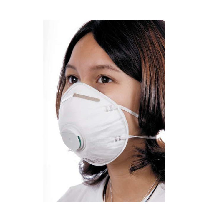 Mascarilla Concha con Valvula 10 Uds.