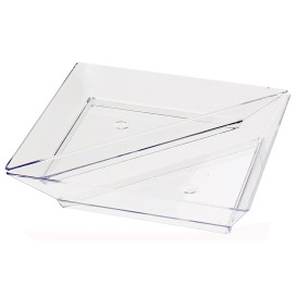 Plato Degustacion Plastico Triangular 5x10cm (8 Uds)