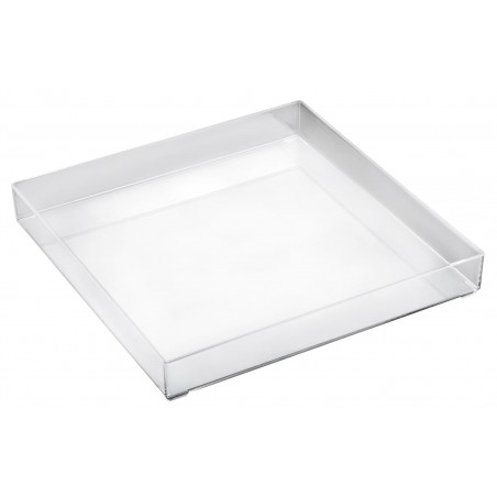 Bandeja Reutilizable Durable SAN Tray Transparente 30x30cm (1 Ud)