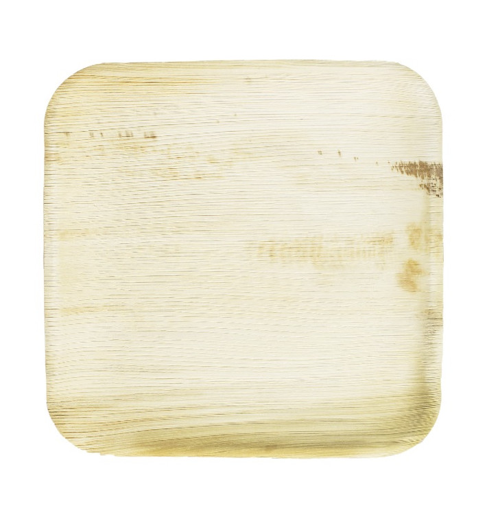 Mini Plato Cuadrado Hoja de Palma 7,7x7,7cm (25 Uds) Mini Plato Cuadrado Hoja de Palma 7,7x7,7cm (25 Uds)