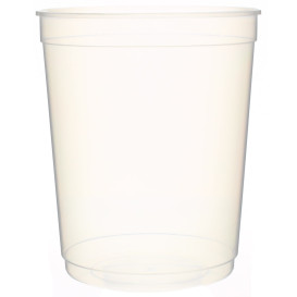 Tarrina Plastico Transparente PP 1000 ml Ø11,5cm (250 Uds)