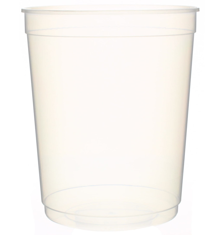Tarrina Plastico Transparente PP 1000 ml Ø11,5cm (250 Uds)