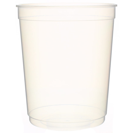 Tarrina de Plástico Transparente PP 1000ml Ø11,5cm (250 Uds)