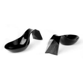 Cuchara Degustacion Bon Ton Negra 116x29mm (20 Uds)