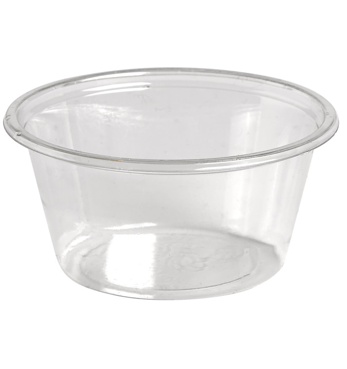 Tarrina de Plastico PET para Salsas 60ml Ø62mm (2500 Uds)