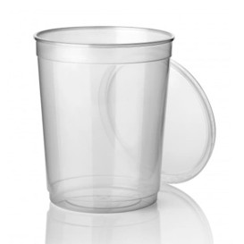 Tarrina Plastico Transparente PP 1000 ml Ø11,5cm (250 Uds)