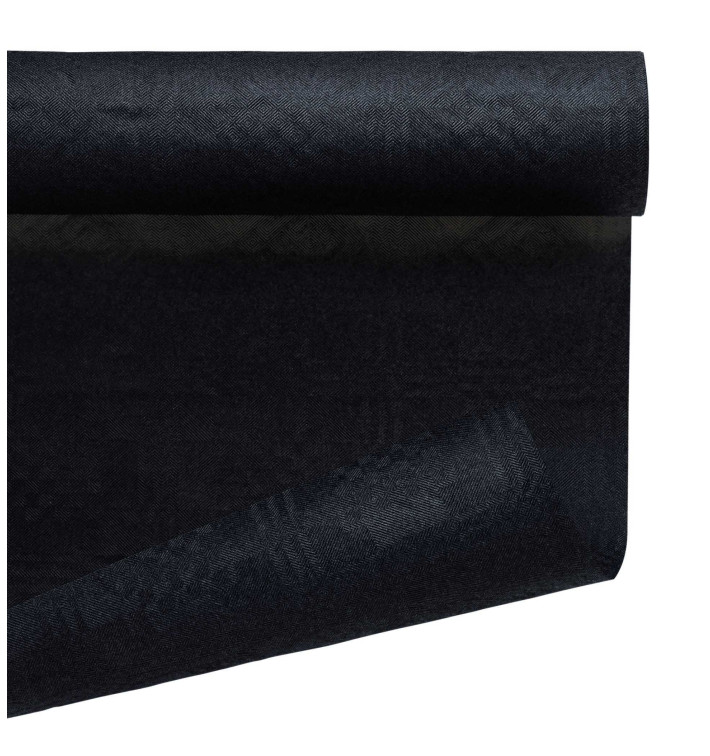 Mantel de Papel Rollo Negro 1,2x7m (1 Ud)
