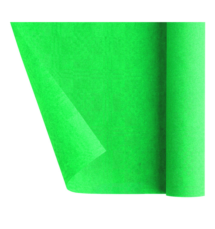 Mantel de Papel Rollo Verde 1,2x7m (1 Ud)