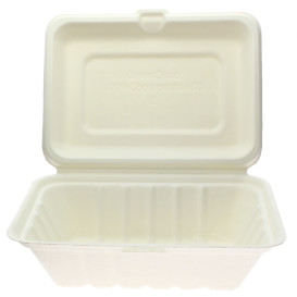 Envase MenuBox Caña Azúcar Blanco 136x182x64mm (1.000 Uds)
