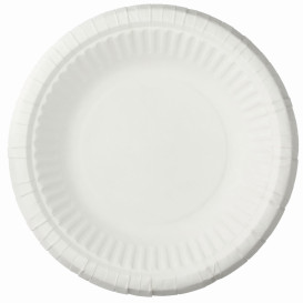 Plato Hondo de Papel Blanco Ø19cm (50 Uds)