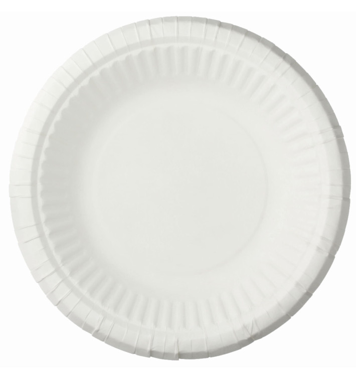 Plato Hondo de Papel Blanco Ø19cm (1000 Uds)