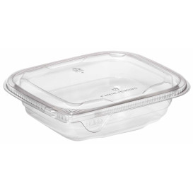 Bol de Plástico Inviolable PET 250ml 140x120x30mm (84 Uds)