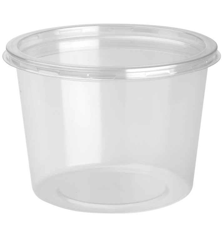 Tarrina rPET DeliLite con Tapa 24,6Oz/700ml (50 Uds)