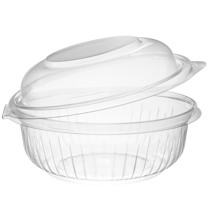 Bol Plastico PET "PresentaBowls" Bisagra Alta 360ml (75 Uds)