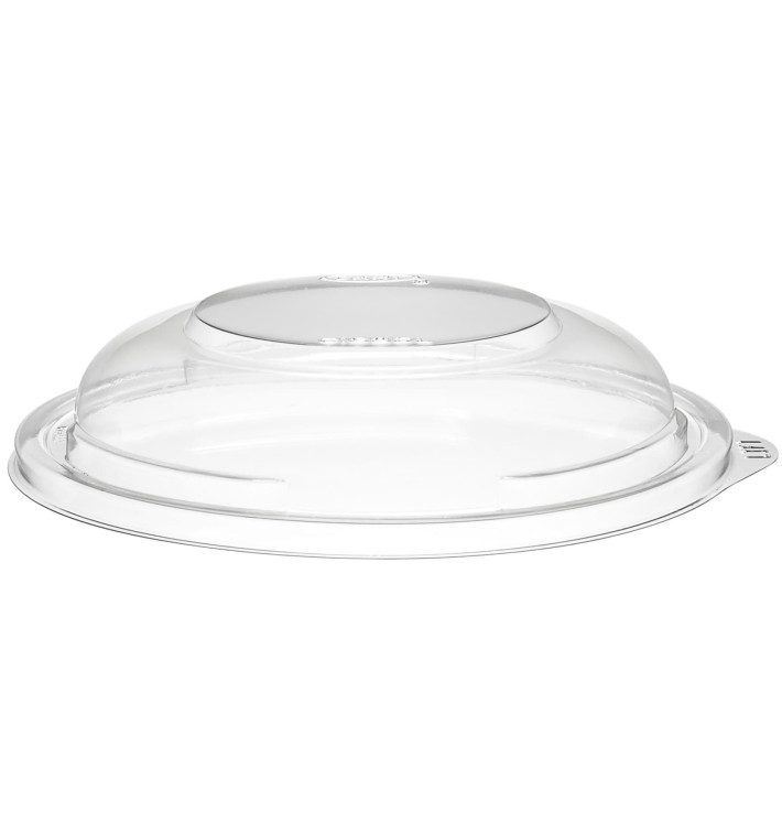 Tapa Alta de Plastico PET para Bol Transp. Ø150mm (63 Uds)