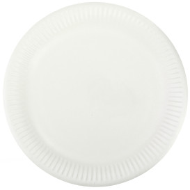 Plato de Papel Blanco Ø23 cm (1000 Uds)