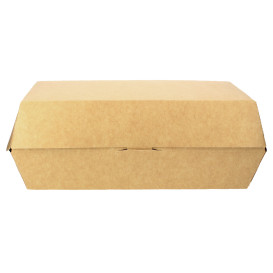 Envase para Bocadillo Kraft 20x10x4cm (25 Uds)