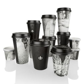 Vaso Carton 4oz/120ml para Cafe "Parisian" (1.000 Unidades.