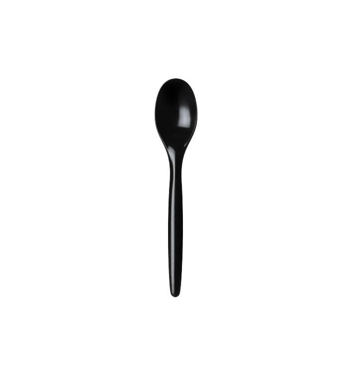 Cuchara Plastico Luxury Negra 175 mm (2000 Uds)