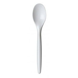 Cucharilla Plastico Luxury Blanca 123 mm (2000 Uds)