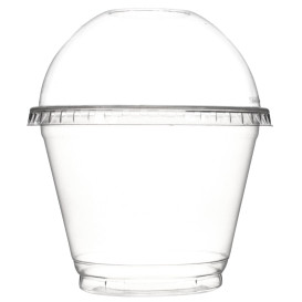 Tapa Cupula Cerrada Tarrina PET 270ml Ø9,3cm (100 Uds)