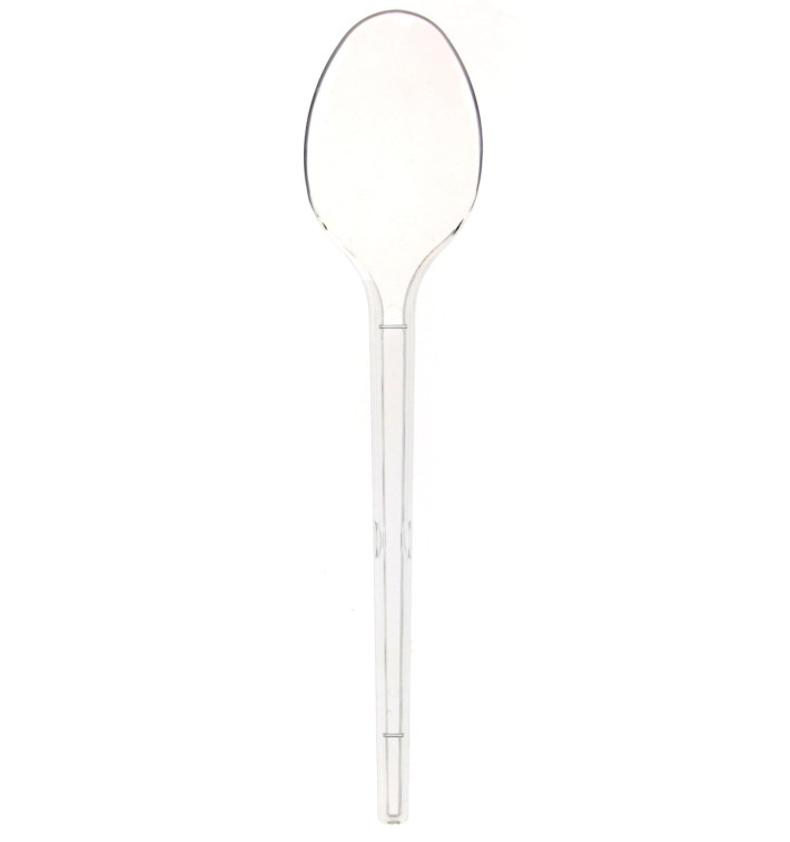 Cuchara de Plastico PS Transparente 170mm (3000 Uds)