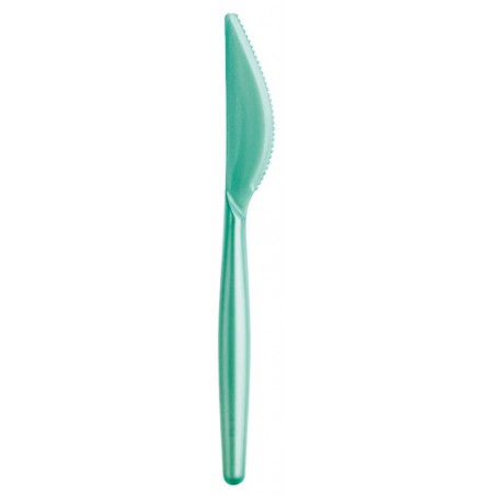 Cuchillo de Plástico Easy PS Tiffany Perlado 185 mm (20 Uds)