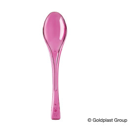 Cuchara de Plastico Fly Fucsia Transp.145mm (3000 Uds)