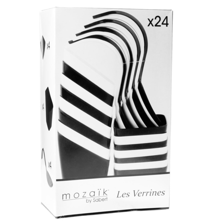 Kit Miniaturas Degustación Blanco y Negro 24 pzas (12 Kits)