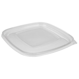 Tapa Plana Plástico para Bol PET 190x190mm (300 Uds)