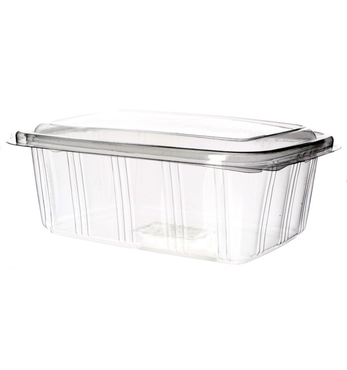 Tarrina Tapa Alta Bisagra PET 2000ml (25 Uds)