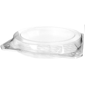 Envase Tapa Bisagra para Respotería PET Ø27x5cm (100 Uds)
