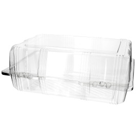 Envase Tapa Bisagra para Respotería PET 25x17x10cm (220 Uds)
