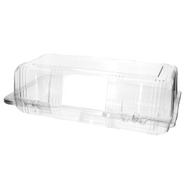 Envase Tapa Bisagra para Respotería PET 26x13x8cm (20 Uds)