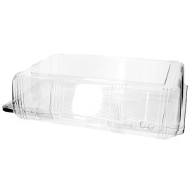 Envase Tapa Bisagra para Respotería PET 28x18x8cm (220 Uds)