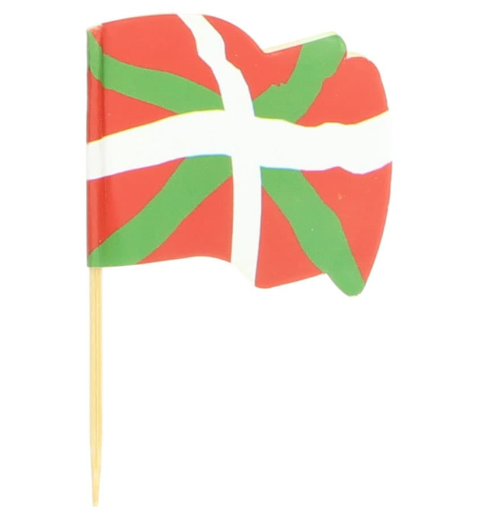 Pinchos Banderita "Euskadi" 65mm (14.400 Uds) Pinchos Banderita "Euskadi" 65mm (14.400 Uds)