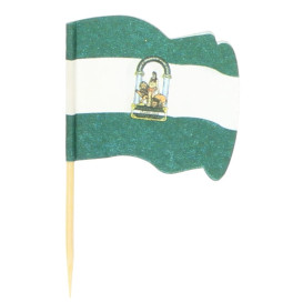 Pinchos Banderita "Andalucía" 65mm (14.400 Uds)
