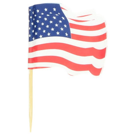 Pinchos Banderita "USA" 65mm (14.400 Uds)