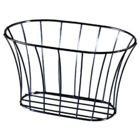 Cesta Ovalado de Acero Negro 210x127x127 (12 Uds)