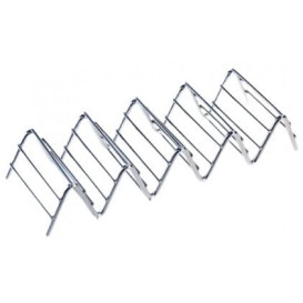 Soporte para Bocadillos de Acero 197x64x38mm (12 Uds)