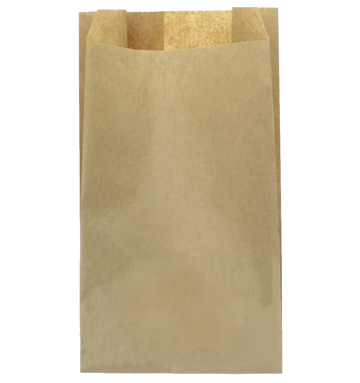 Bolsa de Papel Kraft 18+7x32cm (250 Unidades)