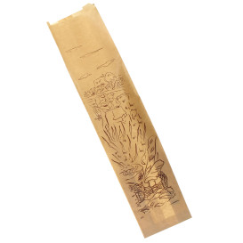 Bolsa de Papel "Siega" Kraft 12+9x50cm (250 Uds)