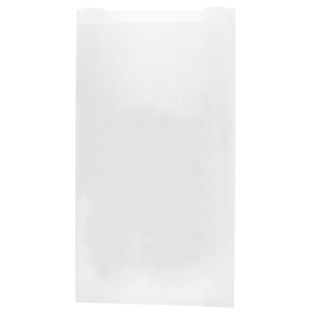 Bolsa de Papel Blanca 14+7x24cm (100 Uds)