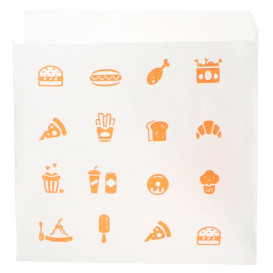 Bolsa Papel Abierta 2L "Saky Food" 15x15cm (3000 Uds)